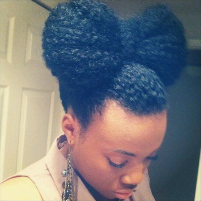 bow tie on natural hair