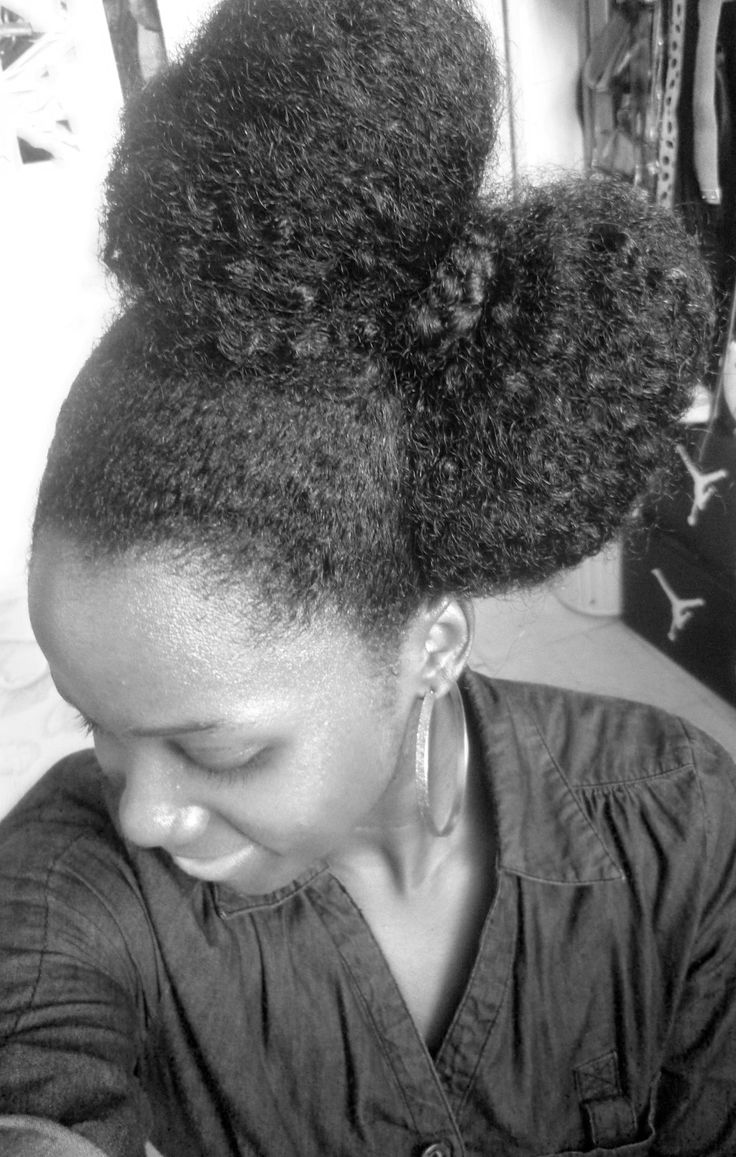 bow tie on natural hair