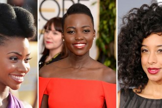 natural hair on the red carpet