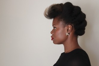 tuck and roll natural hairstyle