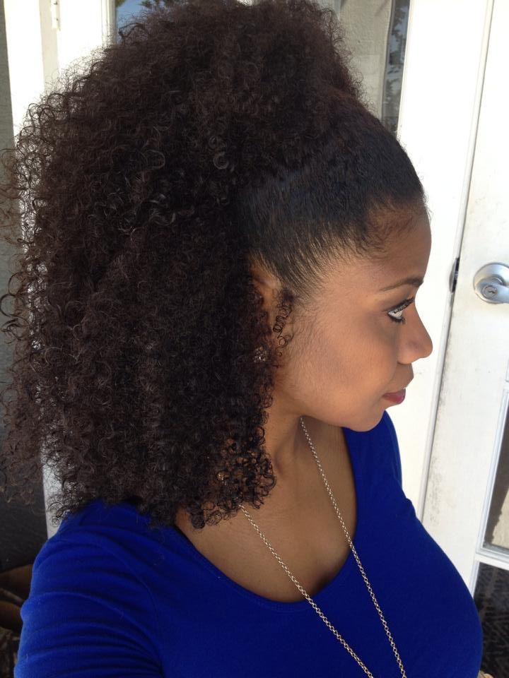 Natural Hairstyles Half Up Half Down