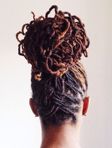 Easy And Gentle Updos For Locs Curls Understood