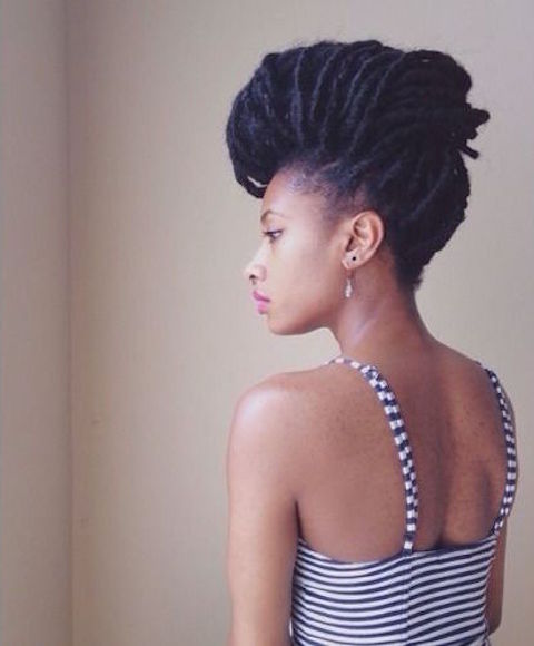 updo hairstyles for long locs