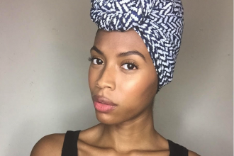 head wrap styles for natural hair