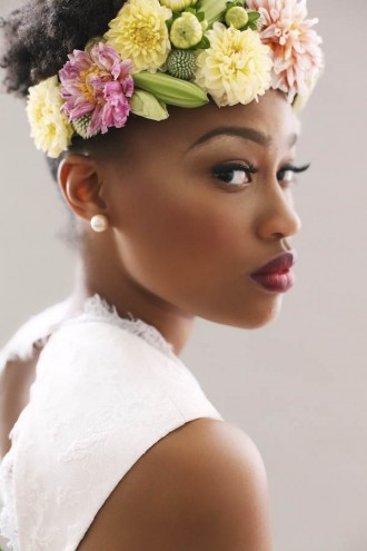 wedding hairstyles for short natural hair