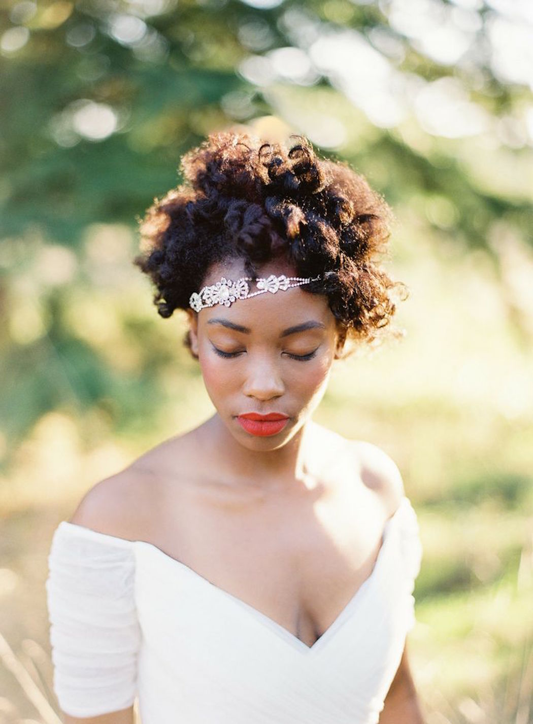 Wedding Hairstyles For Short Natural Hair