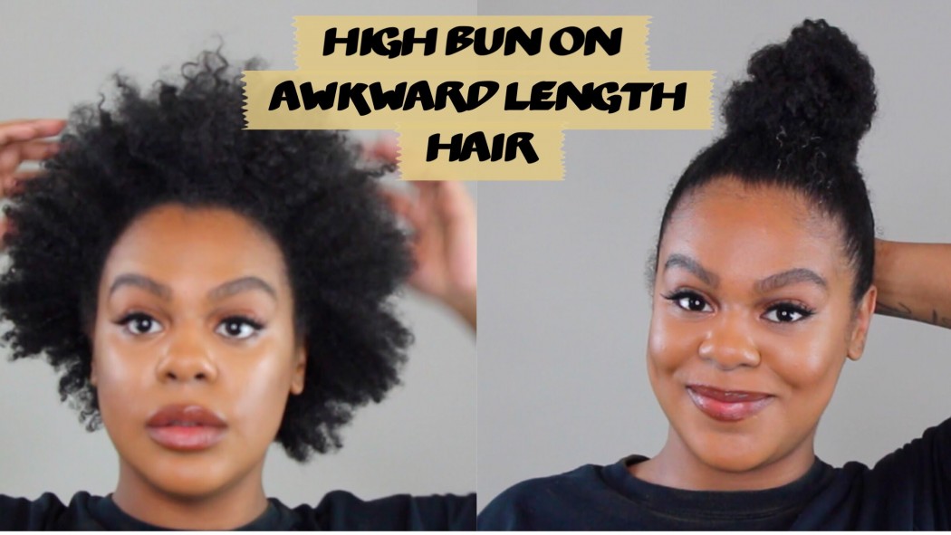 High Bun Hack for Awkward Length Hair | Curls Understood