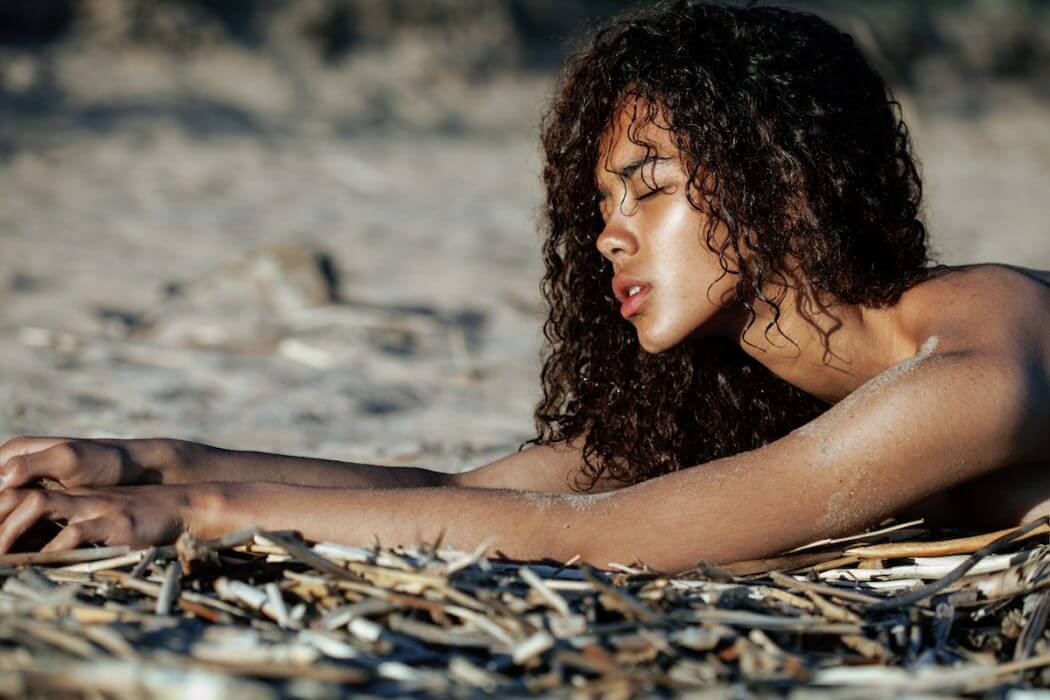 natural hairstyles for the beach